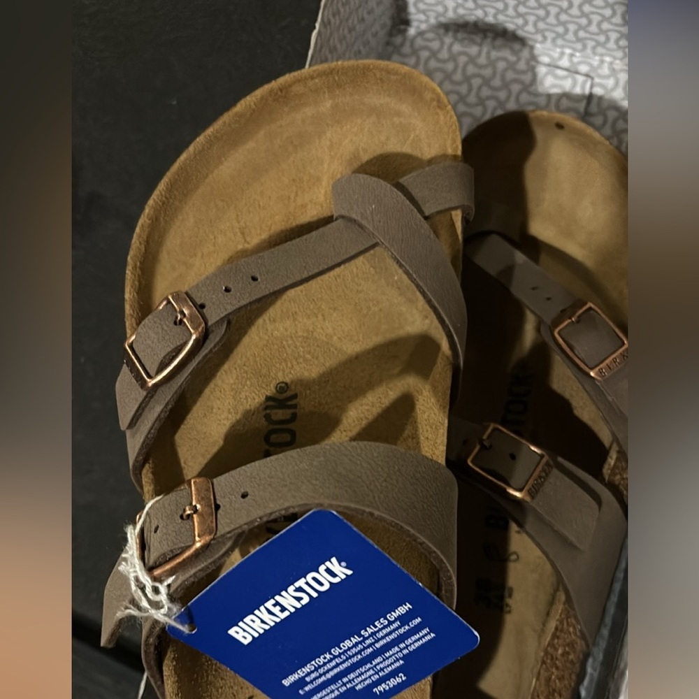 Never worn Birkenstock sandals